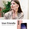 UEEBAI Case for Samsung Galaxy S23 5G Slim Liquid Silicone Case Shockproof Full Body Protection Phone Case with AntiScratch Microfiber Ultra Slim Soft Rubber Cover Cute Bumper Pink