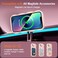 UEEBAI Magnetic for iPhone 14 Plus Case iPhone 15 Plus Case Compatible with MagSafe 2025 Transparent Wave Frame Design Case Soft Edge Cover Cute Clear Matte Shockproof Protective Phone Cover Pink