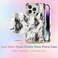 UEEBAI Ripple Case for iPhone 16 Pro Max Cute Silver Cover Wave Shape for iPhone Case Pretty Aesthetic 3D Phone Cover Water Ripple Shell 3D Chrome Design for Women and Girl Silver