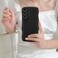 UEEBAI Wave Frame Silicon Case for Samsung Galaxy A16 4G5G Phone Case Cute Wave Frame Slim Fit Shockproof Phone Bumper Cover Soft Pretty Curly Girly Cover for Galaxy A16 4G5G Black