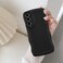 UEEBAI Wave Frame Silicon Case for Samsung Galaxy A16 4G5G Phone Case Cute Wave Frame Slim Fit Shockproof Phone Bumper Cover Soft Pretty Curly Girly Cover for Galaxy A16 4G5G Black