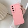 UEEBAI Wave Frame Silicon Case for Samsung Galaxy A16 4G5G Phone Case Cute Wave Frame Slim Fit Shockproof Phone Bumper Cover Soft Pretty Curly Girly Cover for Galaxy A16 4G5G Pink