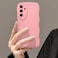 UEEBAI Wave Frame Silicon Case for Samsung Galaxy A16 4G5G Phone Case Cute Wave Frame Slim Fit Shockproof Phone Bumper Cover Soft Pretty Curly Girly Cover for Galaxy A16 4G5G Pink