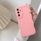 UEEBAI Wave Frame Silicon Case for Samsung Galaxy A16 4G5G Phone Case Cute Wave Frame Slim Fit Shockproof Phone Bumper Cover Soft Pretty Curly Girly Cover for Galaxy A16 4G5G Pink