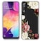 Ueokeird Case for Samsung Galaxy A70 Slim Shockproof Clear Soft Flexible TPU Back Floral Phone Protective Case Cover for Samsung Galaxy A70 2019 Blossom Flower