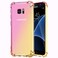Ueokeird for Galaxy S7 Case Clear Cute Gradient S7 Phone Case Slim Anti Scratch Flexible TPU Cover Reinforced Corners Shockproof Protective Case for Samsung Galaxy S7 PinkGold