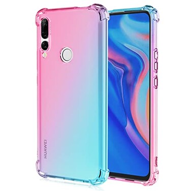 Ueokeird for Huawei Y9 Prime 2019Honor 9XP Smart Z STKLX1 Case Clear Cute Gradient Phone Case Slim Anti Scratch Flexible TPU Cover Shockproof Protective Case for Huawei Y9 Prime 2019 PinkGreen