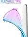 Ueokeird for Mate 20 XMate 20 X 5G Case EVRL29 EVRN29 Case Clear Cute Gradient Phone Case Slim Anti Scratch Flexible TPU Cover Shockproof Protective Case for Huawei Mate20 X PurpleBlue