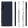 USTIYA Case for Sony Xperia 1 II Clear TPU Four Corners Protective Cover Transparent Soft funda