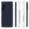 USTIYA Case for Sony Xperia 1 II Clear TPU Four Corners Protective Cover Transparent Soft funda