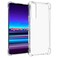 USTIYA Case for Sony Xperia 1 II Clear TPU Four Corners Protective Cover Transparent Soft funda