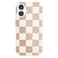 VELVET CAVIAR Checkered Phone Case for iPhone 16 for Women Compatible with MagSafe 10ft Drop Tested Girly Cute Protective Designer Cover Nude Neutral Aesthetic