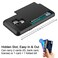 Vofolen Sliding Cover for Galaxy S9 Plus Case Wallet Credit Card Holder ID Slot Hidden Pocket Heavy Duty Protection Rugged Bumper Protective Hard Shell Armor Case for Samsung Galaxy S9 Plus Black