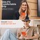 Vooii Compatible with iPhone 11 Case Upgraded Liquid Silicone with Flat Edges Camera Protection Soft AntiScratch Microfiber Lining Phone Case for iPhone 11 61 inch Neon Orange