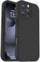 Vooii Compatible with iPhone 16 Pro Case Liquid Silicone Upgrade Camera Protection Soft AntiScratch Microfiber Lining Shockproof Phone Case for iPhone 16 Pro 63 inch Black