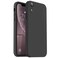 Vooii Compatible with iPhone XR Case Upgraded Liquid Silicone with Flat Edges Camera Protection Soft AntiScratch Microfiber Lining Phone Case for iPhone 10 XR 61 inch Black