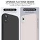 Vooii Compatible with iPhone XR Case Upgraded Liquid Silicone with Flat Edges Camera Protection Soft AntiScratch Microfiber Lining Phone Case for iPhone 10 XR 61 inch Black
