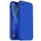 Vooii Compatible with iPhone XR Case Upgraded Liquid Silicone with Flat Edges Camera Protection Soft AntiScratch Microfiber Lining Phone Case for iPhone 10 XR 61 inch Klein Blue