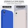 Vooii Compatible with iPhone XR Case Upgraded Liquid Silicone with Flat Edges Camera Protection Soft AntiScratch Microfiber Lining Phone Case for iPhone 10 XR 61 inch Klein Blue