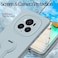 Wousunly Compatible with Honor Magic 6 Pro Case with Kickstand Black for Honor Magic 6 Pro Phone Cases Silicone Lanyard Strap Accessories Funda Shockproof Protective Original Slim Cover Grey