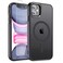 WRJ Case for iPhone 11 Magnetic Translucent Phone Case for Women Men Compatible with Magsafe Slim AntiFingerprints Shockproof Protective Cover with Screen Protector 61 InchBlack