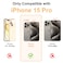 Wuwedo for iPhone 15 Pro Clear Wallet Case Up to 4 Cards Hybrid Protective AntiSlip Case with Card Holder TPU PC AntiYellowing 61 2023