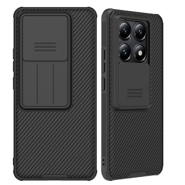 WVOZWWO for Xiaomi Mi 14T Pro Case Cover Slim case Protective Cover with Camera Protector Hard PC and TPU Ultra Thin AntiScratch Phone Case for xiaomi 14T Pro 5G Black 14T Pro