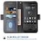 WWAAYSSXA Compatible with BlackBerry KEY2 Wallet Case Wrist Strap Lanyard Leather Flip Cover Card Holder Stand Cell Accessories Phone Cases for BBF1001 BBF1002 BBF1004 BBF1006 Women Men Black