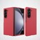 XIMAND for Samsung Galaxy Z Fold 7 Case Slim Featherlight Bare Hand Feel AntiOil Spray Cover Precise Fit AntiShock Core Guard Red