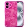 XIZYO for iPhone 16 Plus Case Floral Rose Cute Phone Case for Women Girls Aesthetic Pattern Print Slim TPU Bumper Shockproof Protective Cover for iPhone 16 Plus 67 Inch Hot Pink