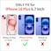XIZYO for iPhone 16 Plus Case Floral Rose Cute Phone Case for Women Girls Aesthetic Pattern Print Slim TPU Bumper Shockproof Protective Cover for iPhone 16 Plus 67 Inch Hot Pink