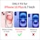 XIZYO for iPhone 16 Plus Case Floral Rose Cute Phone Case for Women Girls Aesthetic Pattern Print Slim TPU Bumper Shockproof Protective Cover for iPhone 16 Plus 67 Inch Hot Pink