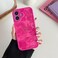 XIZYO for iPhone 16 Plus Case Floral Rose Cute Phone Case for Women Girls Aesthetic Pattern Print Slim TPU Bumper Shockproof Protective Cover for iPhone 16 Plus 67 Inch Hot Pink