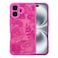XIZYO for iPhone 16 Plus Case Floral Rose Cute Phone Case for Women Girls Aesthetic Pattern Print Slim TPU Bumper Shockproof Protective Cover for iPhone 16 Plus 67 Inch Hot Pink