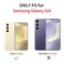 XIZYO for Samsung Galaxy S24 Case Floral Flower Cute Rose Aesthetic Pattern Clear Case for Women Girls Slim TPU Bumper Shockproof Protective Cover for S24 Transparent Black