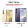 XIZYO for Samsung Galaxy S24 Case Floral Flower Cute Rose Aesthetic Pattern Clear Case for Women Girls Slim TPU Bumper Shockproof Protective Cover for S24 Transparent Black