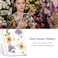 XIZYO for Samsung Galaxy S25 Plus Case Cute Floral Clear Daisy Pattern Aesthetic Dried Flowers Women Girls Glitter Slim TPU Bumper Shockproof Protective Case for S25 PlusDaisy Purple Flower