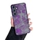 XIZYO for Samsung Galaxy S25 Plus Case Floral Rose Cute Phone Case for Women Girls Aesthetic Pattern Print Slim TPU Bumper Cover Shockproof Protective Cover for S25 Plus Purple