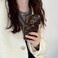 XQAGU Cute Phone Case for iPhone 13 Case Amber Leopard Full Camera Protective Slim Shockproof Aesthetic Phone CaseBrown Leopard