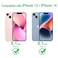 XWMHHP Compatible with iPhone 13 Case iPhone 14 Case Funny Dont Touch My Phone Design for Men Boys 3Layer Rugged Shockproof Hard Plastic Bumper Soft Silicone Rubber Heavy Duty Protection Cover