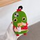 YAKVOOK Bunny for iPhone 13 Pro Max Case Kawaii 3D Silicone Ugly Fish Case Soft Rubber Shockproof Protective Case for Women Girls