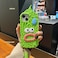 YAKVOOK Kawaii Phone Cases Compatible with iPhone 12 Pro MaxCute Cartoon Balsam Pear with Balsam Pear Stylus Case Women Girls 3D Soft Silicone Shockproof Cover for iPhone 12 Pro Max