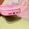 YAKVOOK Mirror Case Compatible with iPhone 16 ProCute Kawaii 3D Cartoon Retro Phone Cover Fun Soft Rubber Shockproof Protector for Women GirlsPush and Pull Pink