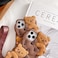 Yatchen Bear Case for iPhone Xs MaxCute Cookie Bear Kawaii Phone Cases 3D Cartoon Cover with Keychain Strap Lanyard Funny Women Girls Soft Silicone Protector for iPhone Xs Max