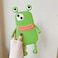 Yatchen Ugly Case Compatible with iPhone 14 Kawaii Phone Case 3D Cartoon Cute Frog Soft Silicone Unique Fun Cover Slim Fit AntiDrop Protector for Women Girls Green