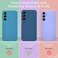 YENAPOON for Samsung Galaxy A16 5G Case Silicone Phone Case with 1 Screen Protector Soft AntiScratch Microfiber Lining Full Body Shockproof Slim Cover Navy Blue