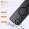 YENAPOON for Samsung Galaxy S25 Plus Case Matte Magnetic Phone Case with 1 Screen Protector Support for Magsafe Translucent Frosted Shockproof Protective Cover for Samsung Galaxy S25 Plus Black