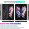 Yerebel for Galaxy Z Fold 3 5G Case SMF926U SMF926 Military Grade Metal Ring Magnetic Support Defender Heavy Duty Armor Cover for Samsung Galaxy Z Fold3 5G Black