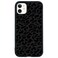 Yiedmqia Black Leopard Pattern Case for iPhone 12 12 Pro Cute Black Cheetah Print TPU Silicone Protective Case Compatible for iPhone 12 61Blaleo