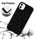 Yiedmqia Black Leopard Pattern Case for iPhone 12 12 Pro Cute Black Cheetah Print TPU Silicone Protective Case Compatible for iPhone 12 61Blaleo